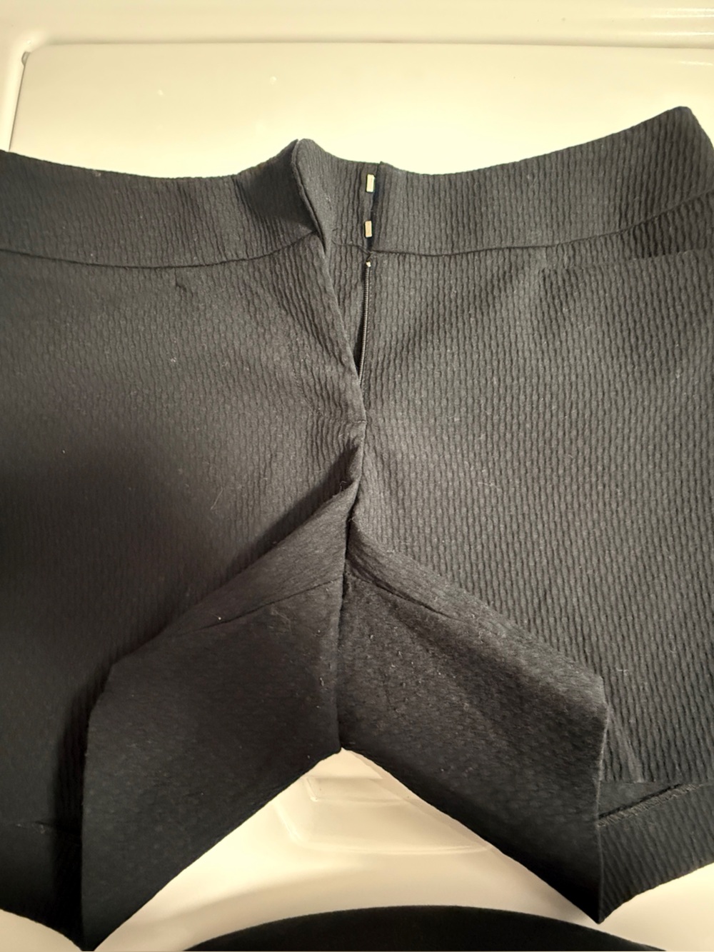 Apt. 9 Black High-Waist Textured Shorts